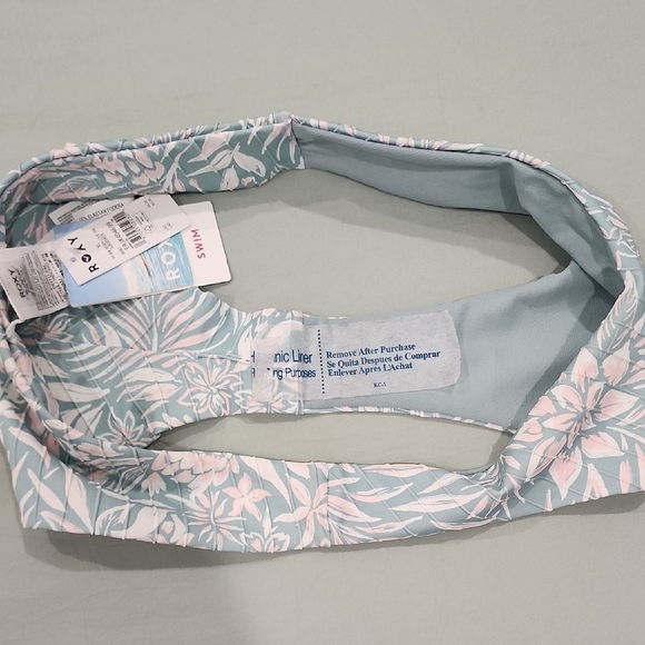 Roxy Mint PT Rib Love The Sunseeker Cheeky Bikini Bottom - Picture 7 of 7